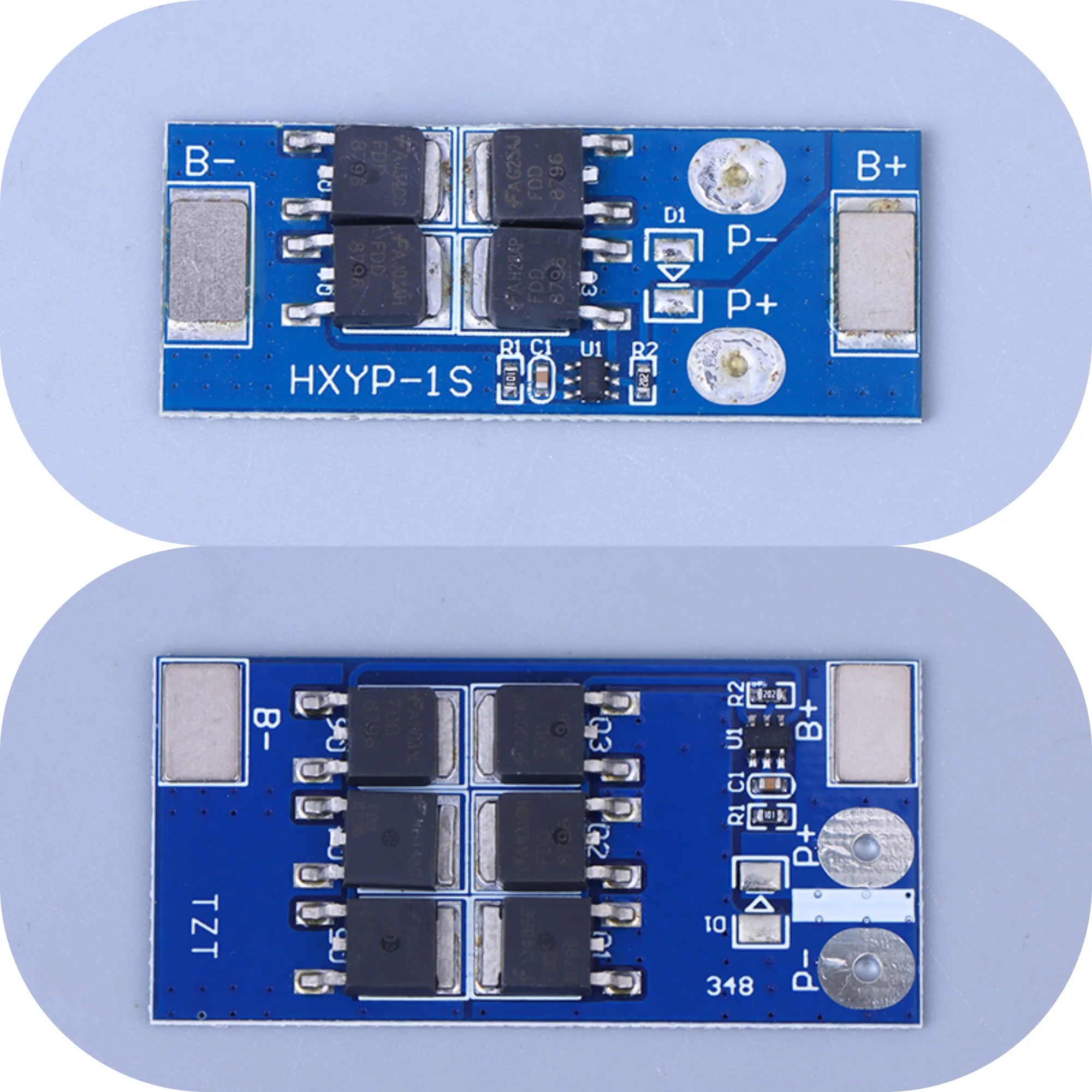 lithium battery protection board BMS 1S 12A 16A 24A 3.7V LiFePO4 18650 4.2V Charging Voltage/Short Circuit/Overcharge Prevention