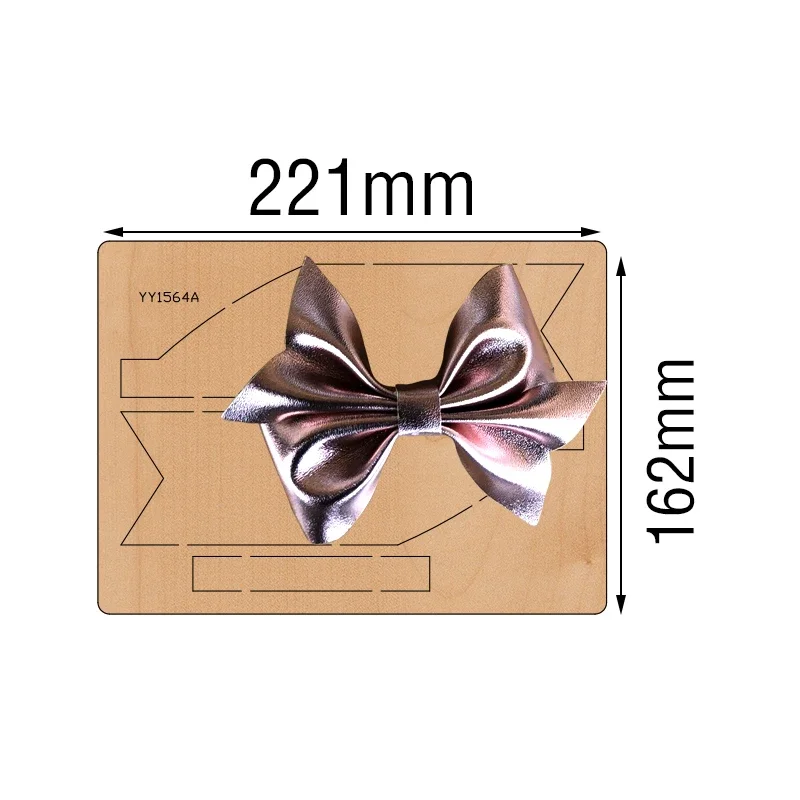 Lace bow hairpin die-cutting wooden mold is suitable for most machines