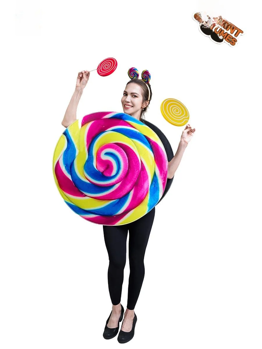 loween Funny Lolli Costume Par Performance Clothing Stage ow Costume Women's Faionable Ball Gown PU Material