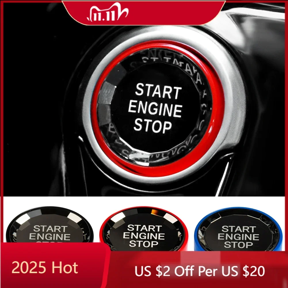 

Горячие эмблемы, кнопка START STOP двигателя, аксессуары для BMW X1 X5 E70 X6 E71 Z4 E89 1 3 5 серии E90 E91 E92 E60, замена автомобиля