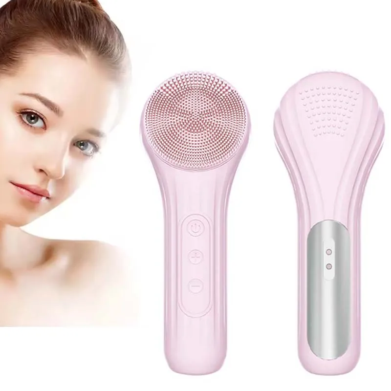 

Водонепроницаемая электрическая щетка для очищения лица Sonic для мужчин и женщин, перезаряжаемая, отшелушивающая, для глубокого очищения кожи