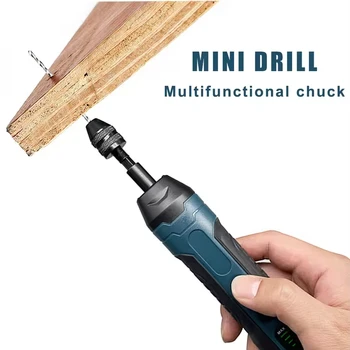 Mini Rechargeable Electric Screwdriver Set Adjustable Torque Cordless Drill for Precision