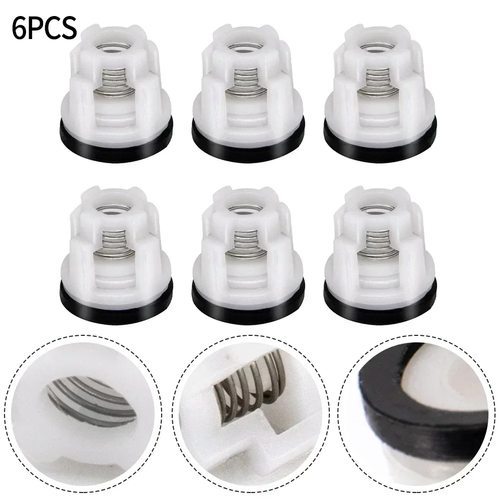 

6 Pcs High Pressure Washer Check Valve Kit For 280/380 Aluminum Pump Head Car Washing Machine Repair Parts Replacement