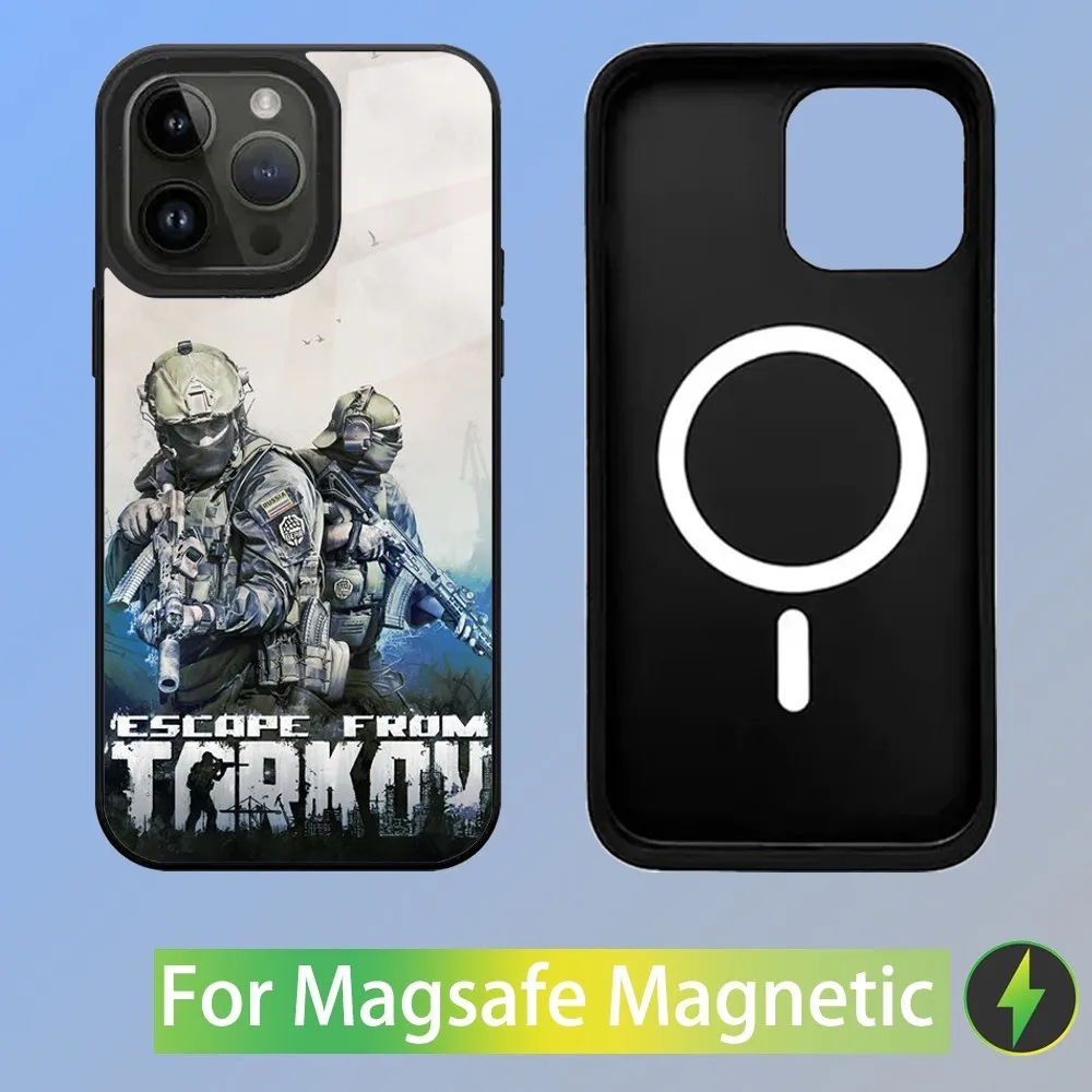 Escape From Tarkov Game Phone Case For iPhone 15,14,13,12,11,Plus,Pro,Max Mini Magsafe Magnetic Wireless Charging