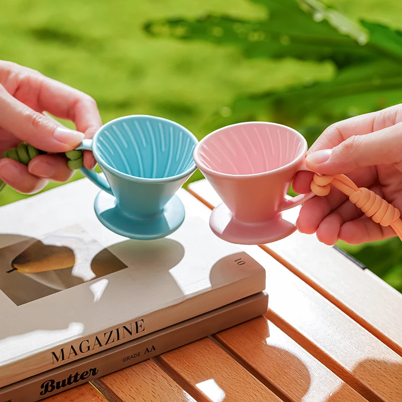 Mini V Sharped Havmore Coffee Brewing Pour Over Coffee Dripper Shaped Brewer Dripper Keramik-Kaffeefilterbecher