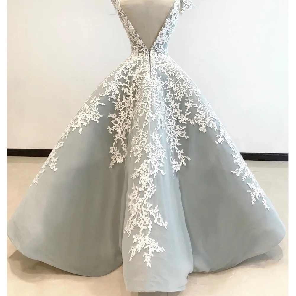 Vestido De Novia De satén blanco De alta costura con cuello en V profundo, Espalda descubierta, sin mangas, largo hasta el suelo, Vestidos De Novia