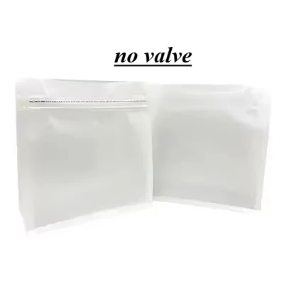 100 stks Holografische Ziplock Mylar Koffieboon Gebraden Zak 50g 125g 250g 500g Plastic Verpakking Voedsel thee Noten Aangepaste Logo Verpakking