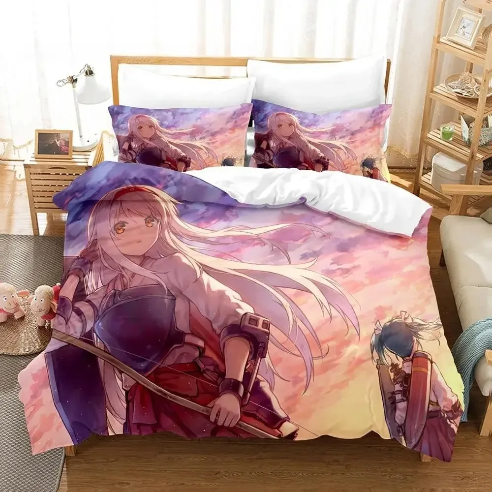 

New 3D Kawaii Anime Zuikaku (Kancolle) Bedding Set Single Twin Full Queen King Size Bed Set Adult Kid Bedroom Duvet cover Sets