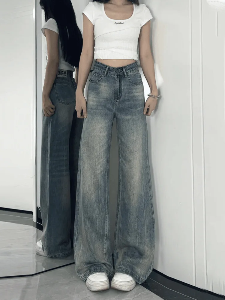 بنطال ذو قصة أرجل واسعة جودة المرأة الصيف دنة مطاطا طويلة جدا لينة سيوليش جوفاء فلوي Femininas قابل للتعديل خفيفة الوزن OL #2