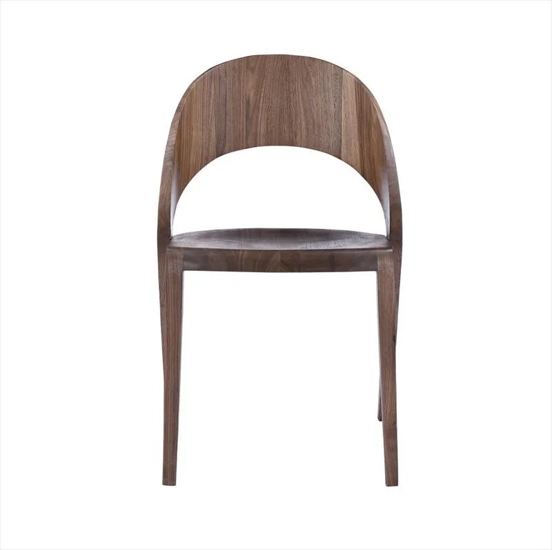 Pre-sale full tenon and mortise nailless dining chair North American black walnut high-end chair Red Star Macalline Furniture