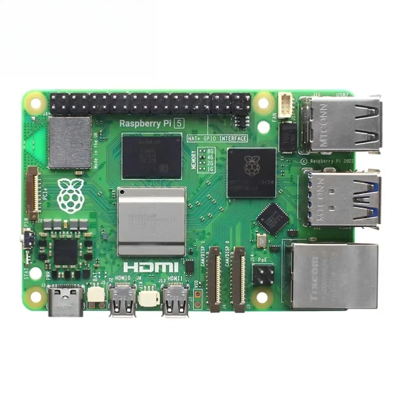 New Raspberry Pi 5 Model 4GB 8GB RAM BCM2712 Linux PC Spot Original Monolithic Development Board Kit Pi 5