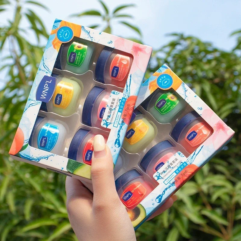 Cosmetici Balsamo per le labbra Guarigione Maschera per labbra allnaturali per labbra secche Ciperi idratanti per labbra Cura delle labbra Riparazione nutriente Regalo 4-8 pezzi / set