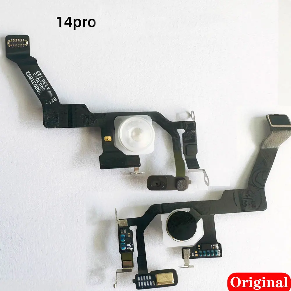 100% Original Flex Cable Flash Assembly for IPhone 14 14 plus 14 Pro Max Proximity Distance Ambient Light Sensor Parts