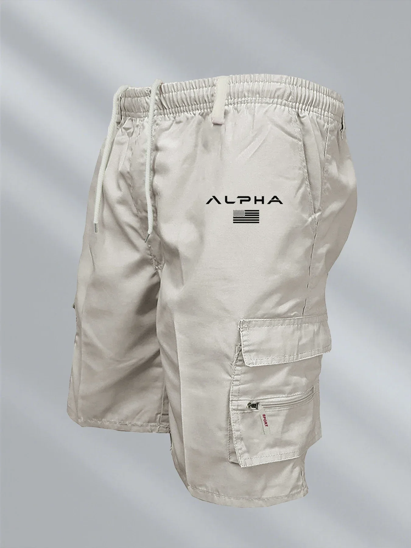 New Men's Cargo Shorts Fashion Casual Running Shorts Big Pocket Sports Slacks Cargo Panels Trousers Plus Size for Male