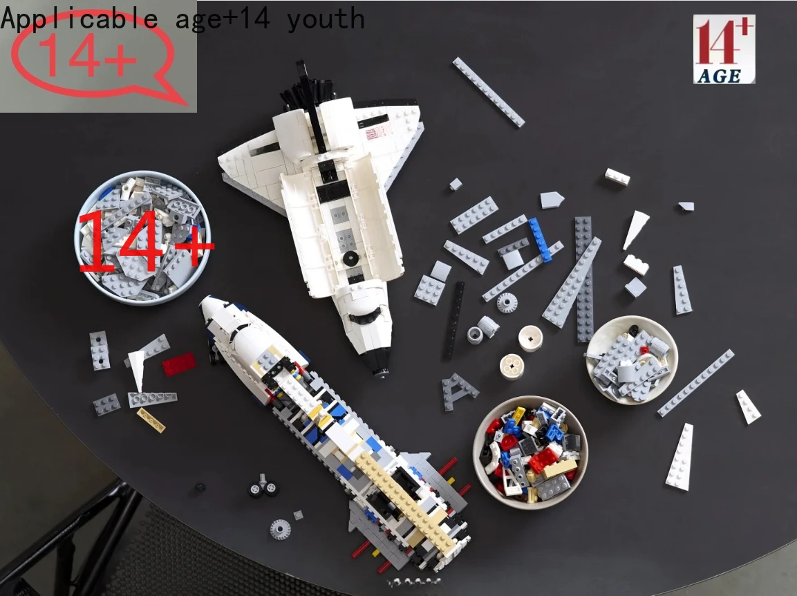 

3D In-stock 2025 moc 10360 blocks Sets Series Shuttle Carrier Aircraft Space Plane Model Toy Gifts