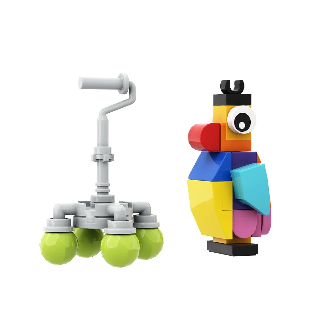 MOC Klassieke films Kleurrijke gigantische vogel Kevins Bouwsteenset Actiefiguur Kevin Animal Flying Bird Brick Kinderspeelgoed