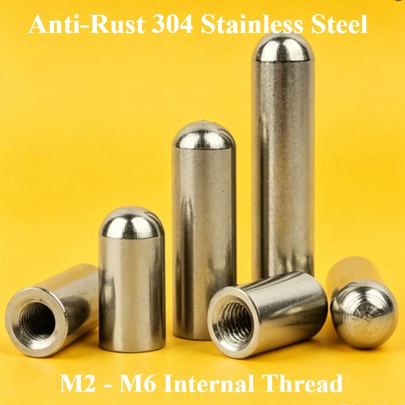 m2-m3-m4-m5-m6-インターナルスレッドダボピン-inox-304-ステンレス鋼-メトリック平行円筒位置決めピン-3dプリンター金型用