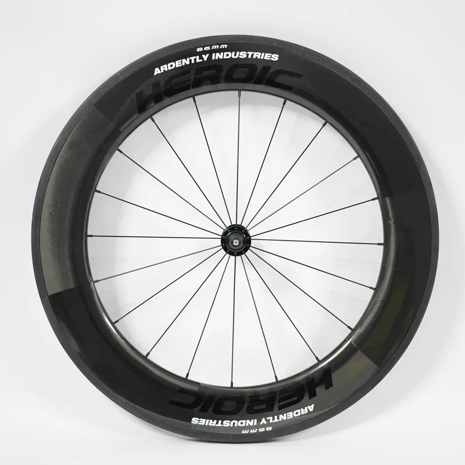 Ardently 700C Full Carbon Track bike wheelset 38/58/86mm depth