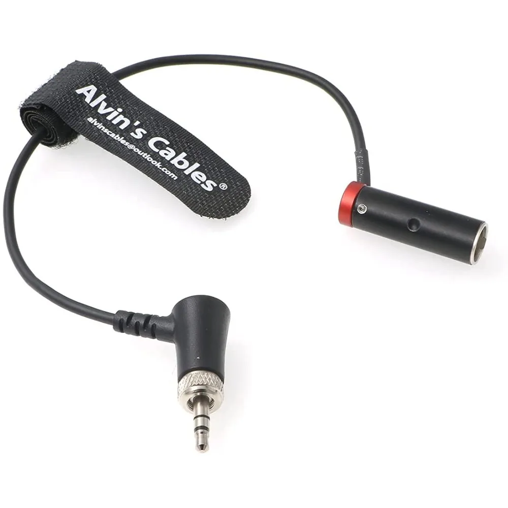 

Кабели Alvin, низкопрофильный аудиокабель Mini-XLR с 3-контактным разъемом «папа» на 3,5 мм с блокировкой TRS для Canon-EOS-C70 — Sennheiser-EK-100 G4/G3