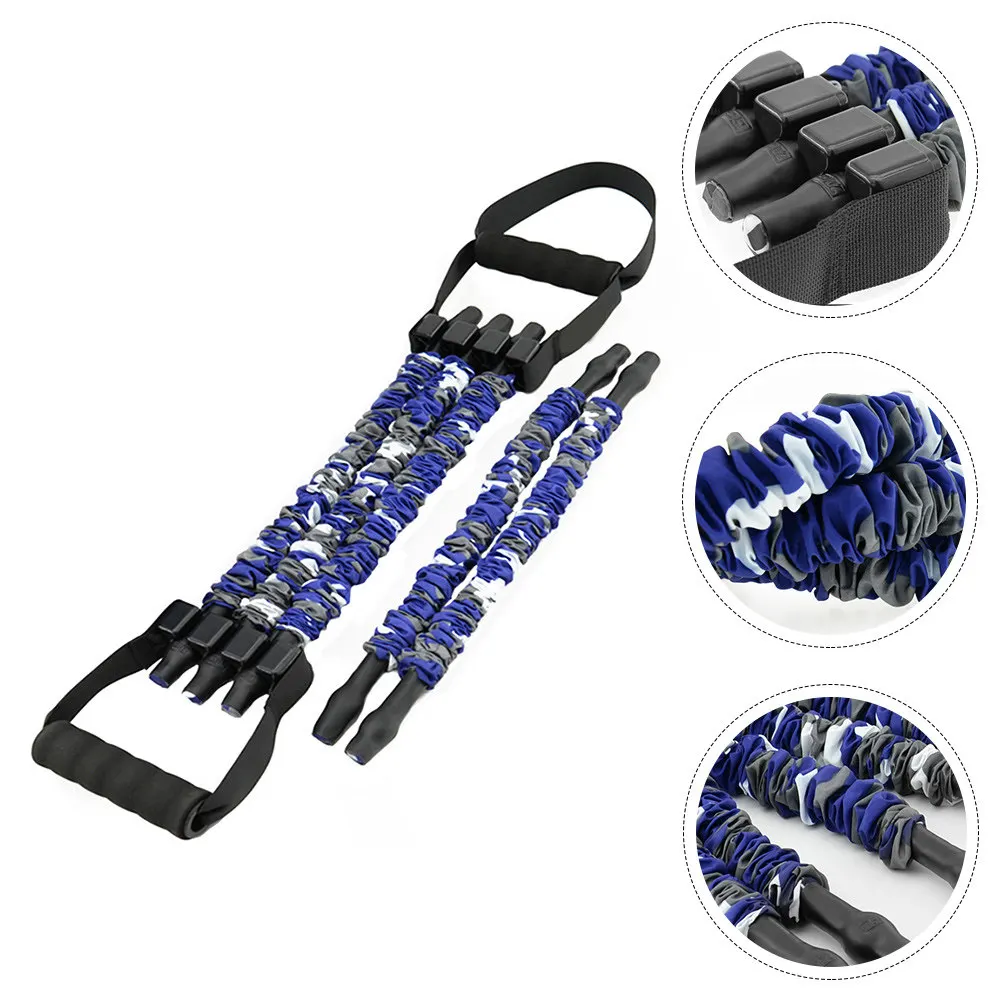 Adjustable Chest Expander Resistance Band with Ergonomic Handles Removable Chuck for Arm Strength Training Pectoral Muscle