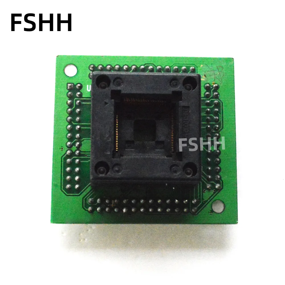 OTQ-100-0.5-09 Soket Uji QFP100 LQFP100 TQFP100 Adaptor 0.5Mm 14X14Mm 16x16mm