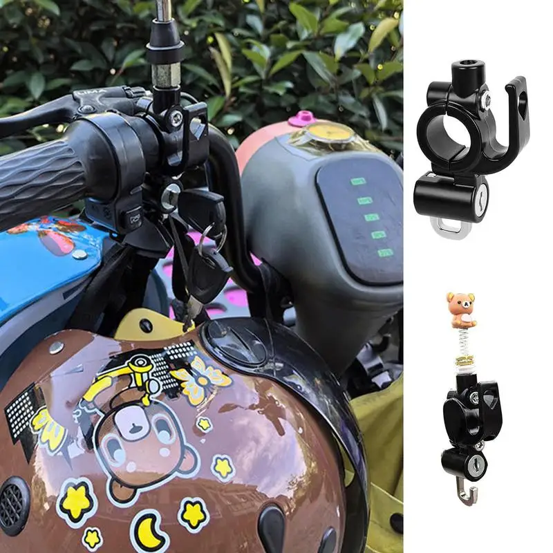 Gancio per manubrio per moto gancio per specchietto retrovisore gancio per bagagli accessori per equitazione in lega antiruggine montaggio per manubrio per