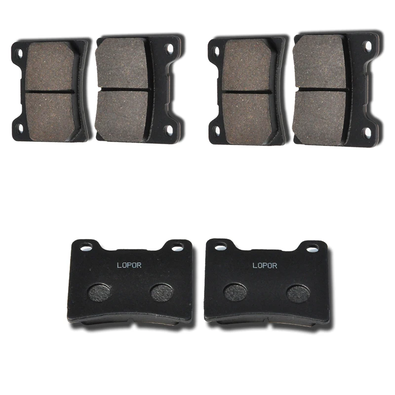 Complete Set Front Rear Brake Pads For Yamaha FZR600 XJ600 Radian600 FZ750 FZX750 XJ750 XJ900 FJ1100 FJ1200 XVZ1200 YMX1200