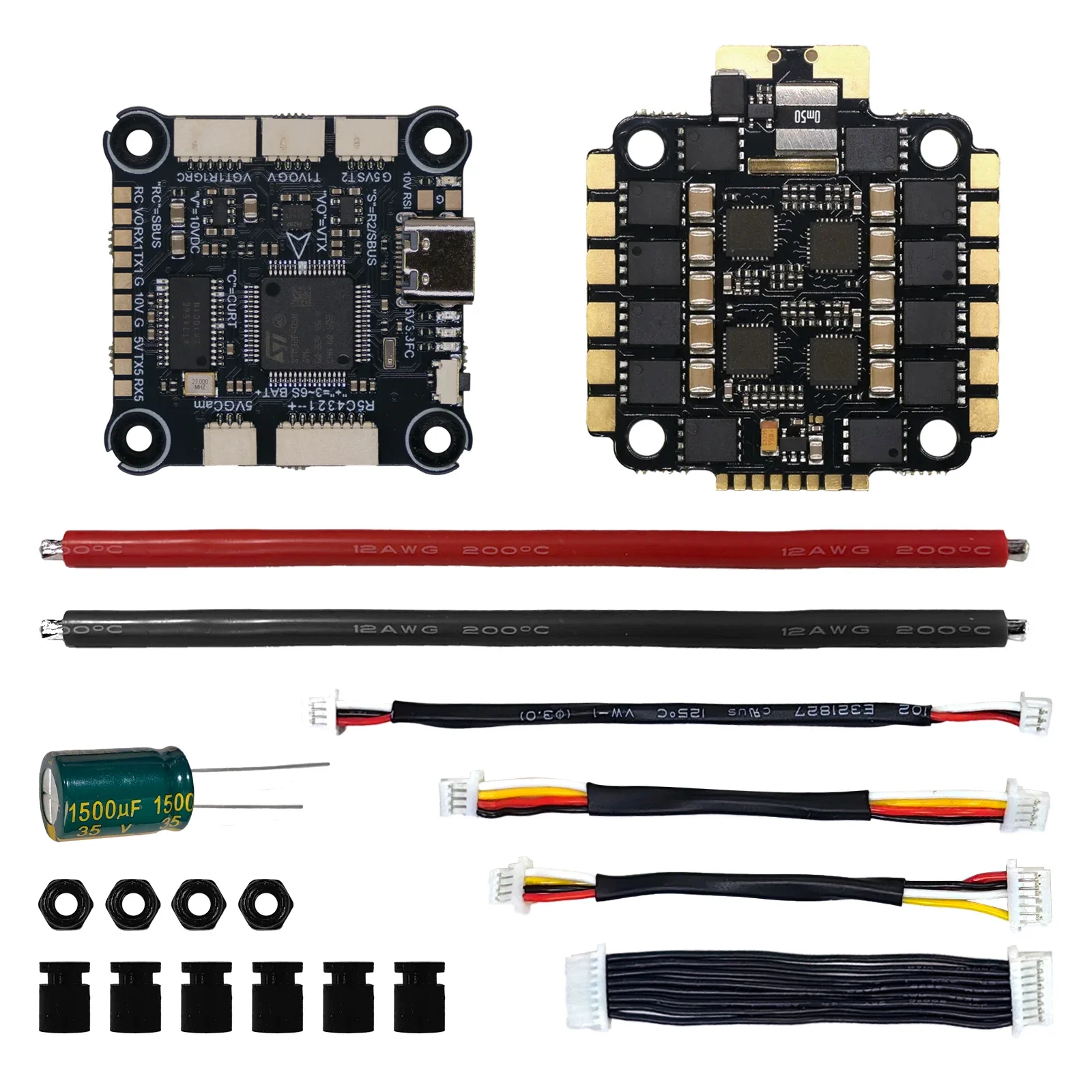 TopEssHot Selling 60A FC STM32 F405 30x30 Flight Controller FPV Tower ESC Stack F722 Self Factory For FPV
