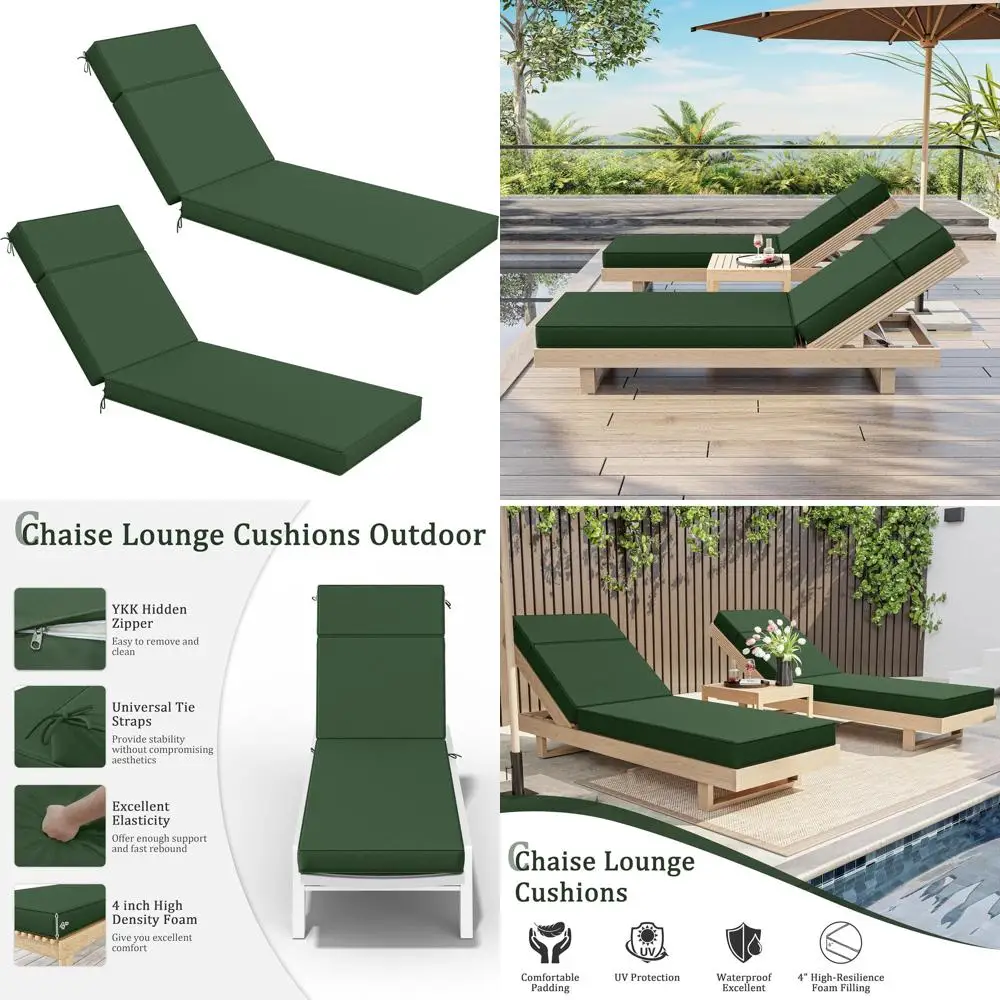 2 Pcs Chaise Lounge…