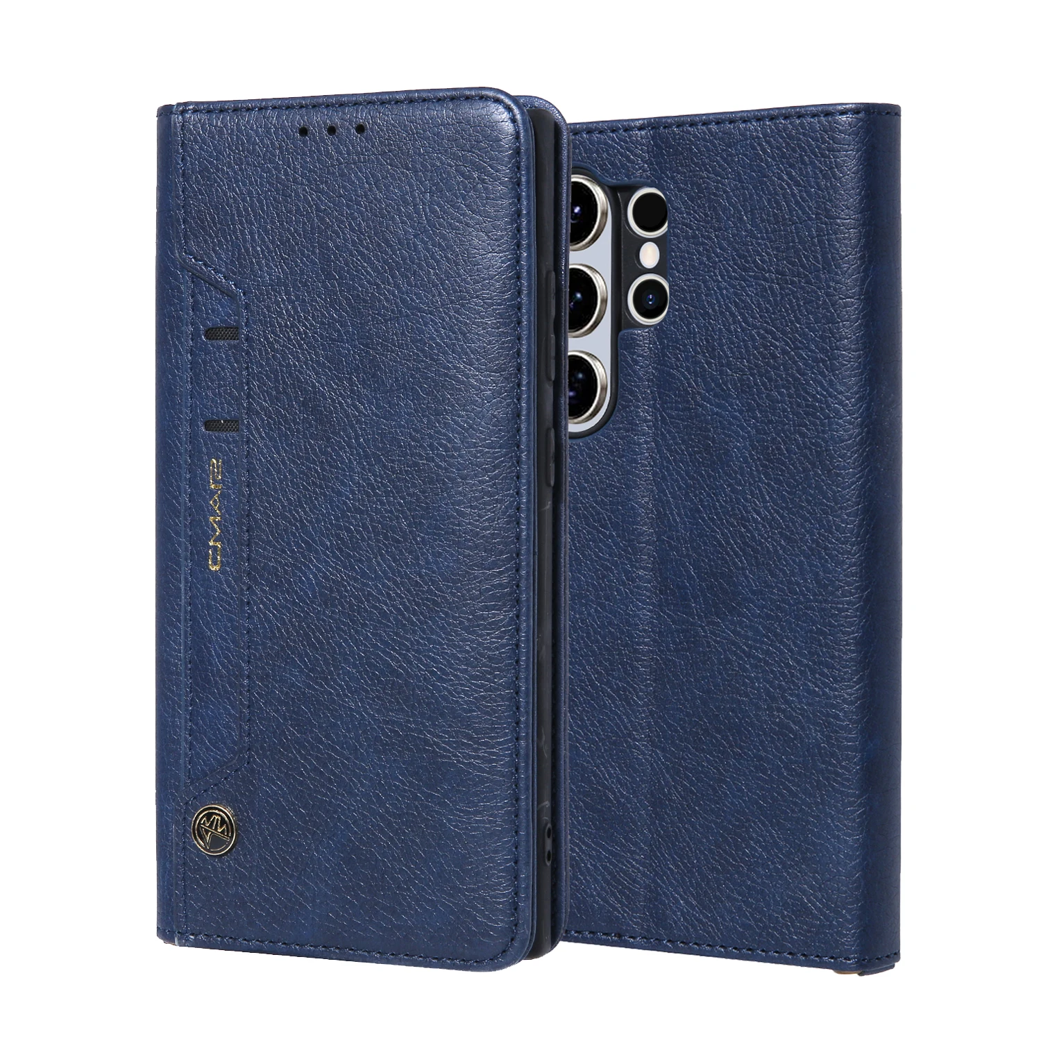 Magnetic Flip Leather Phone Case For Samsung Galaxy S24 S23 S22 S25 Ultra Plus S21 FE S20 S10 S9 Card Slot Holder Wallet Cover