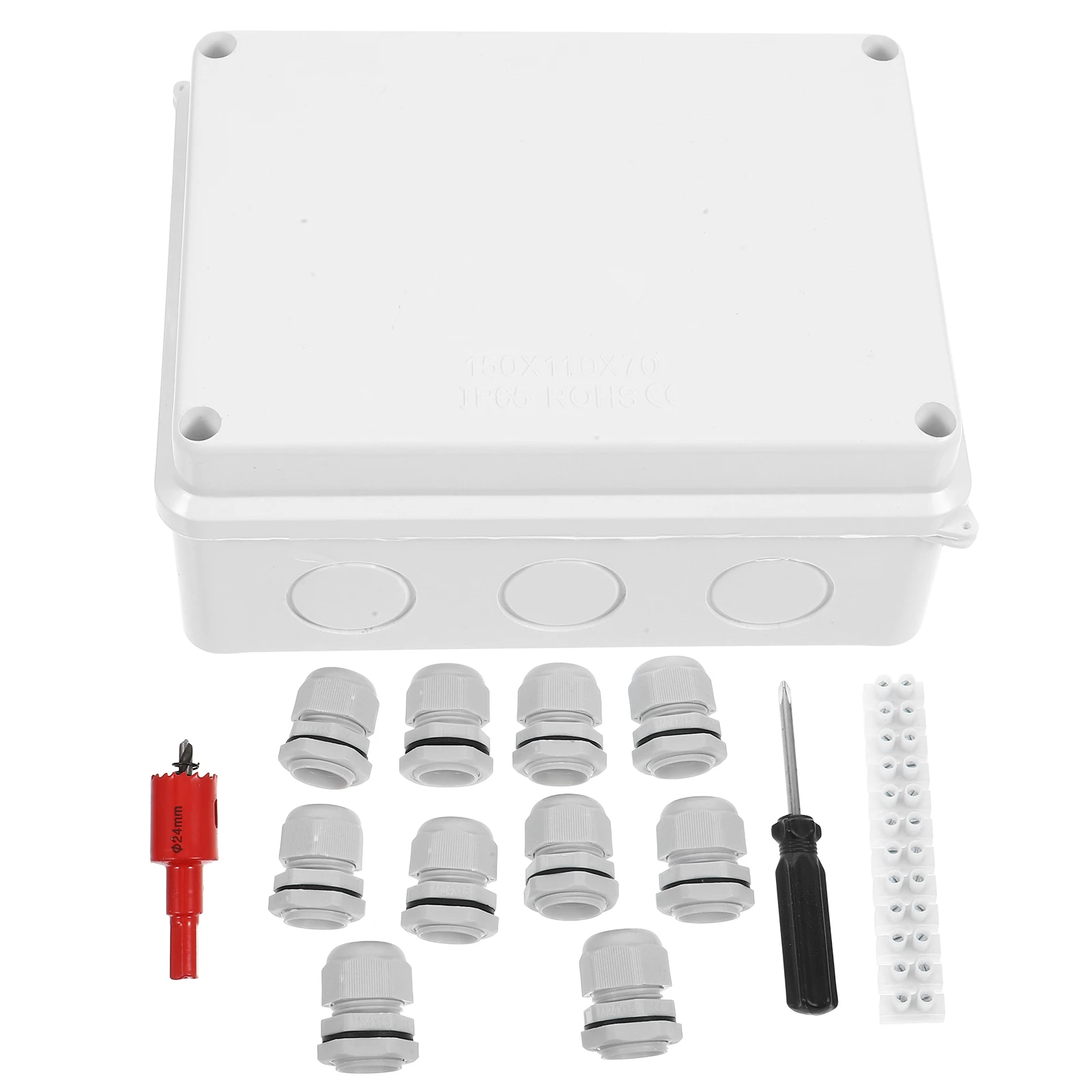 

Professional Waterproof Junction Box Sealed Connector Terminal Electronic Boxes Electric Cable Case Wiring Holder