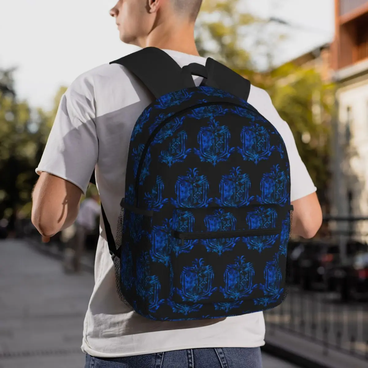Monster Hunter World Logo Galaxy Design Backpack Daypack Large Capacity Boys Girls BookBag School Bag Shoulder Bag for Men Women