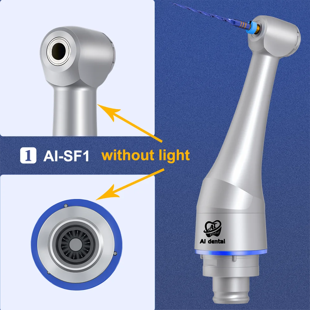 Dental Endo Motorkopf 16:1/6:1/1:1 60 ° Twist für Hand-/Motorfeilen, kompatibel mit dem Original-Handstück Endodontie-Apex-Locator