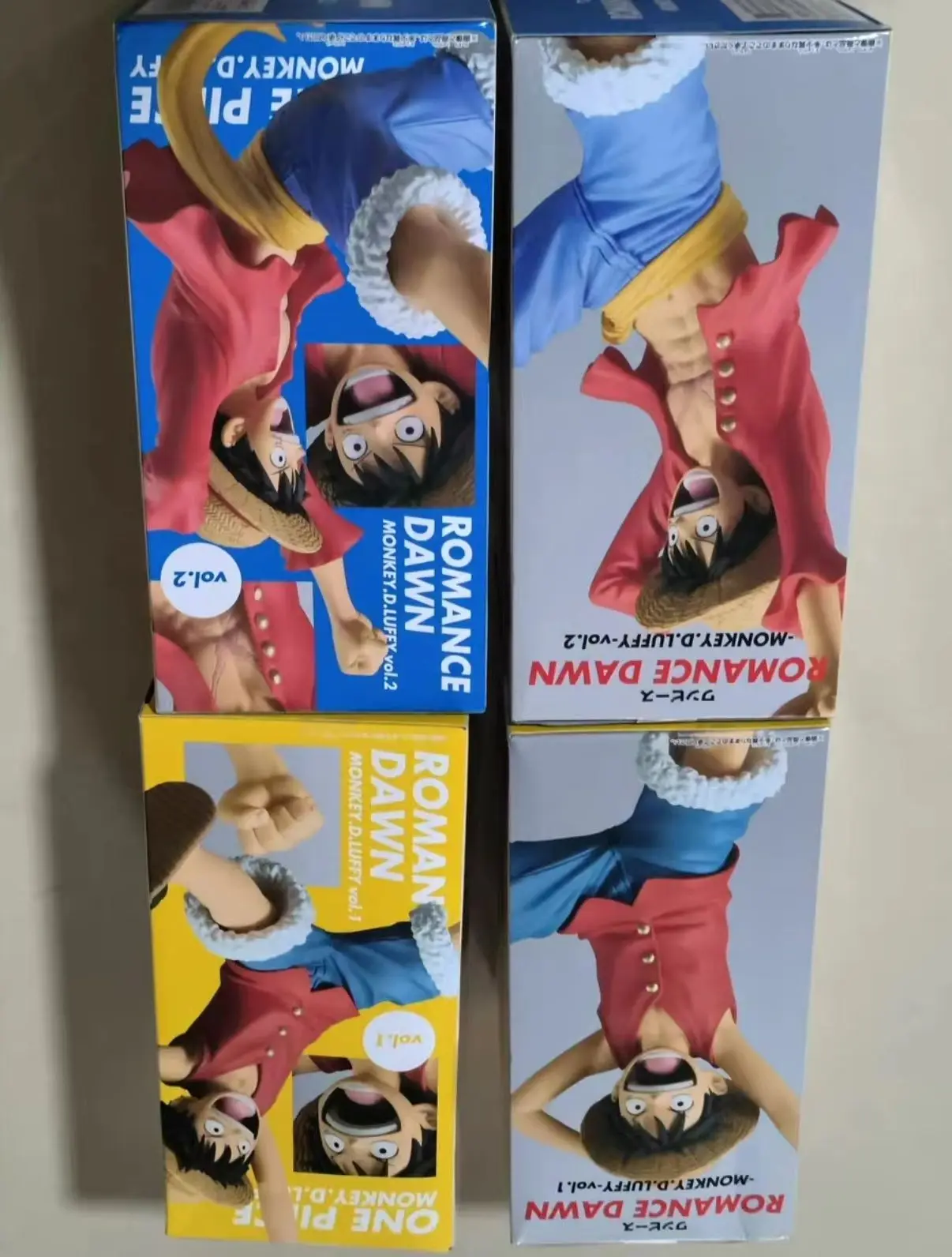 BANDAI BANPRESTO ROMANCE DAWN ONE PIECE Monkey D. Luffy Vol.1/vol.2 Figuras de Anime