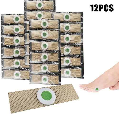 12 Uds pegatina para el cuidado de los pies parche médico almohadillas de eliminación de maíz parches curativos callos eliminar callosidad desintoxicación parche para el cuidado de los pies de verano