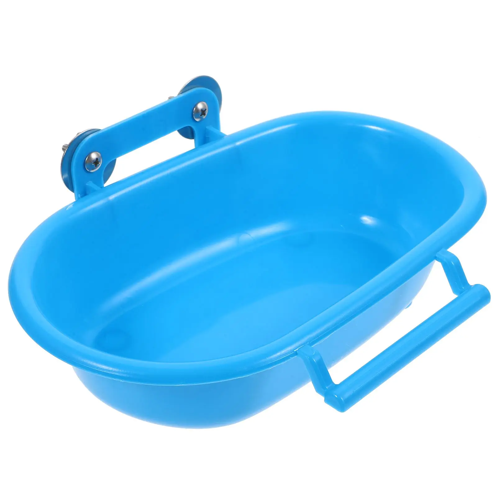 

2Pcs Parrot Bath Tub Reusable Bird Bathtub for Cage Hanging Shower Box Small Basin Easy Clean Lightweight Practical