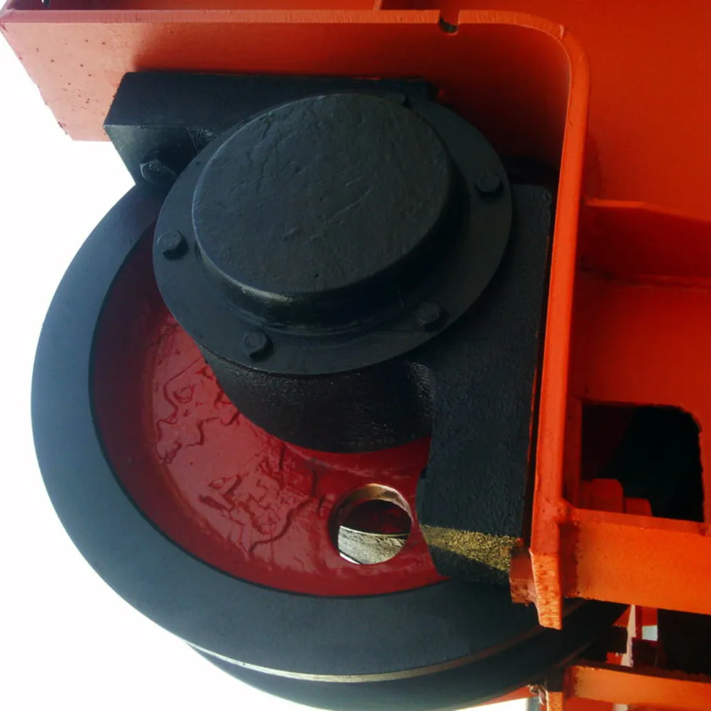 Crane Accessories Wheel Blocks Single And Double Flange Wheel Forging Wheel