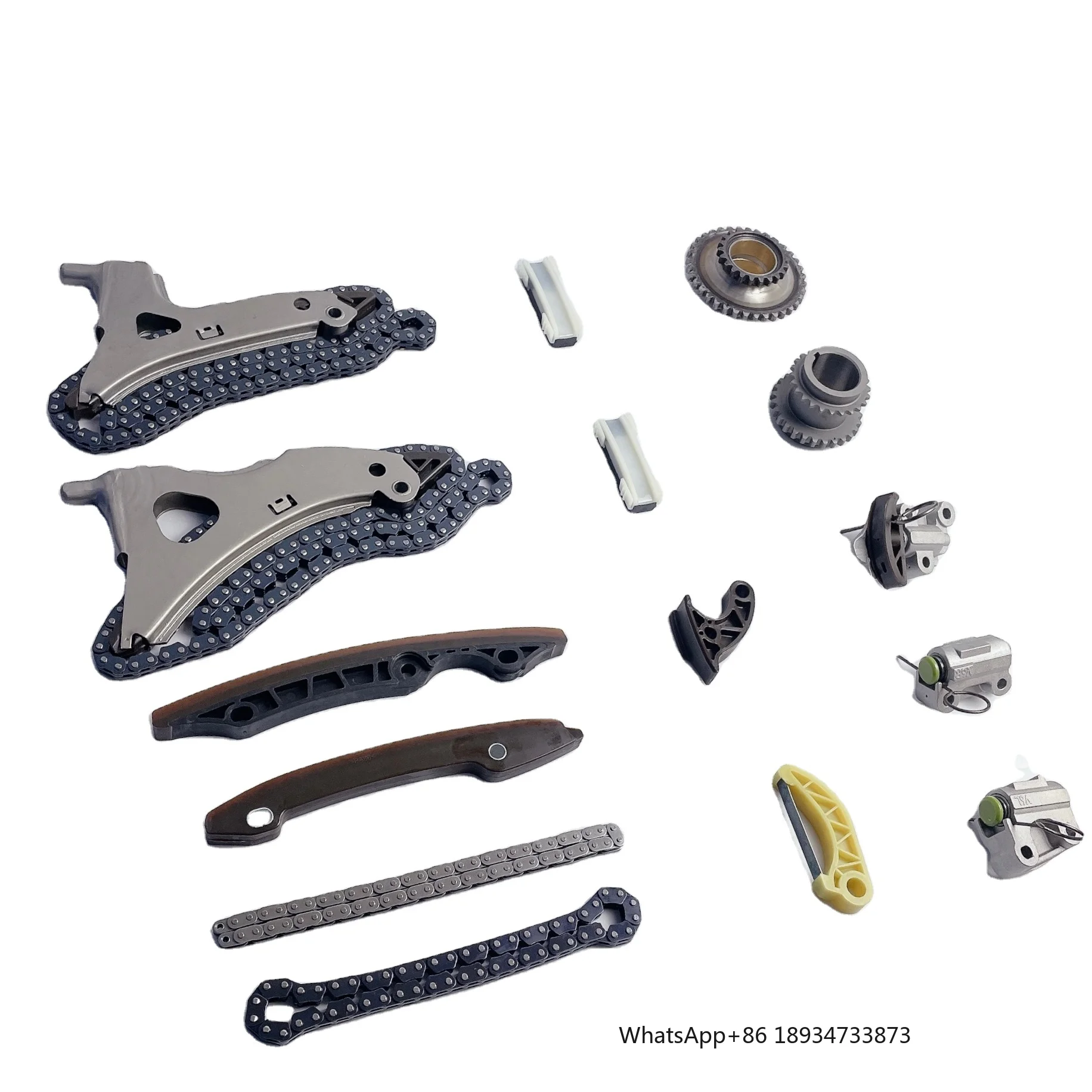 

KUSIMA 15pcs Timing Chain Tensioner Rail Kit for Mercedes Benz W205 W222 M276 3.0T 3.5 GL400 C43 GLC43 AMG M276 3.0L 3.5L V6