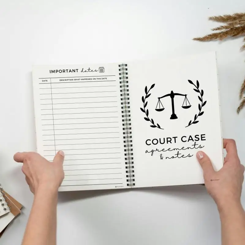 الطفل Custody مخطط كتاب سجل مذكرات Custody Battles الأبوة والأمومة التقويم واحد الوالدين المنظم معركة سجل للنفقات