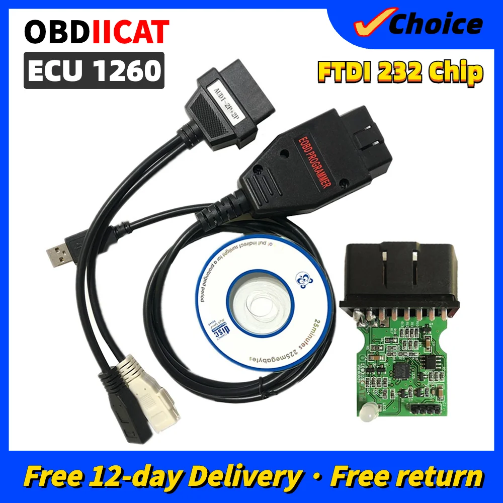 Galletto 1260 ECU Chip Tuning Tool EOBD2 Programmer GALLETTO 1260 EOBD OBD2 OBDII Flasher Galletto1260 ECU Flasher