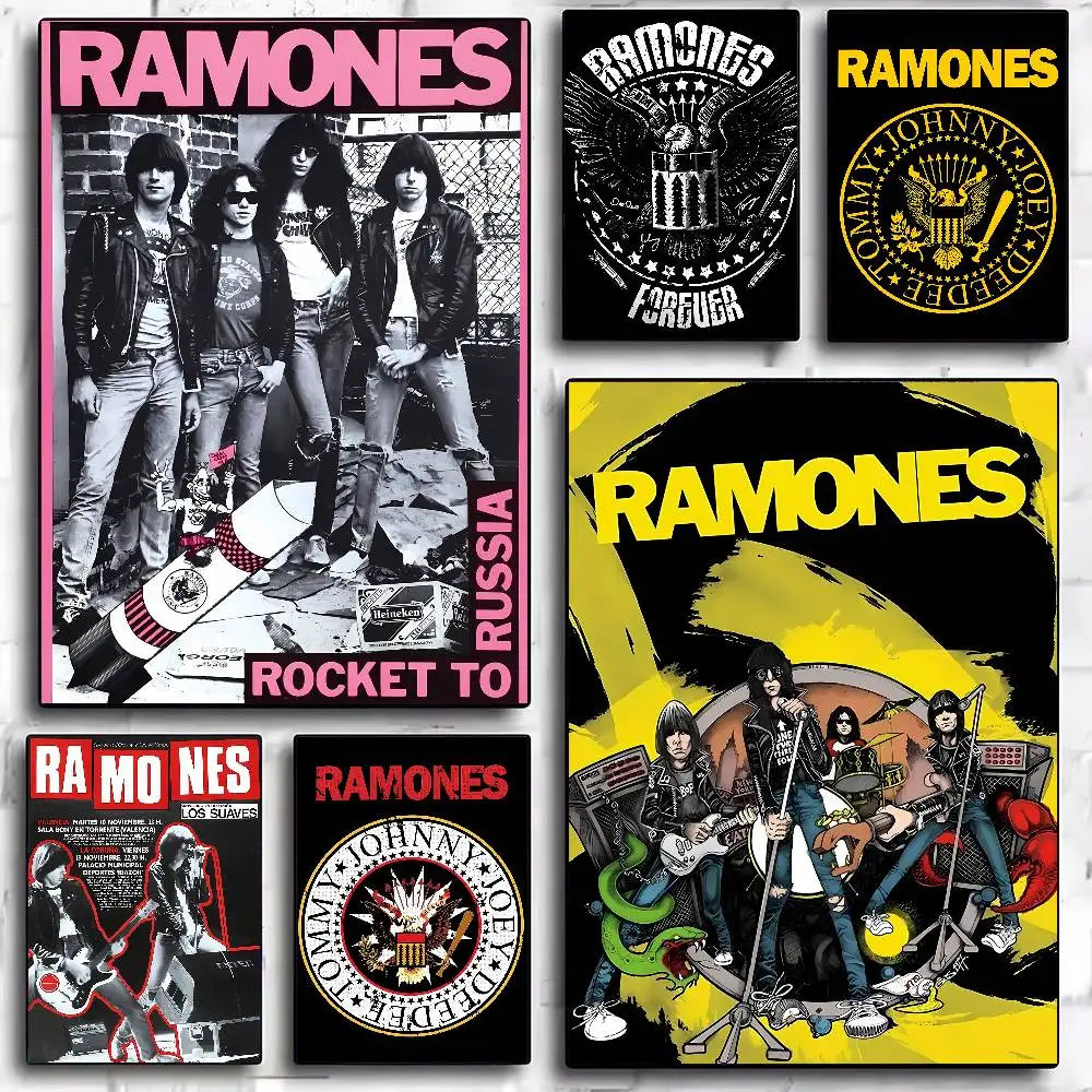 Rock Band R-ramones-es Wall Art Print Poster Japanese Art Exhibition Decorative Painting Modern Home Decor Gift Unframed