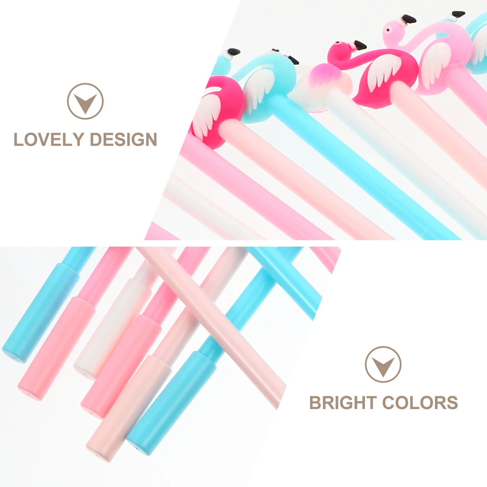 

10 Pcs Carbon Pen Gel Ink Writing Office Signature Roller Ballpoint Swan Girly Lovely Student Creative