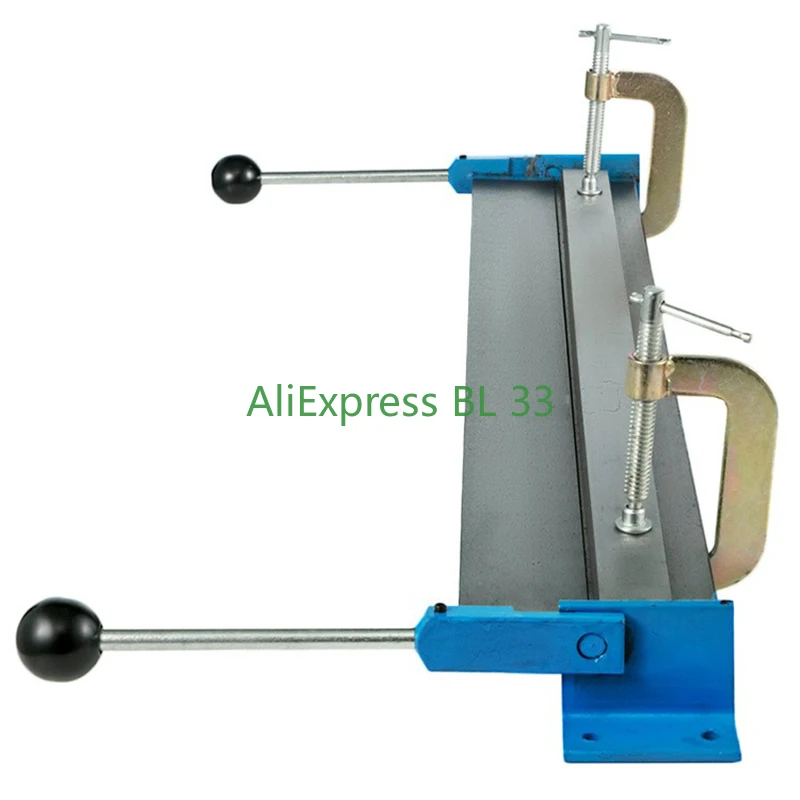 915MM Industrial Metal Bending Brake Rolling Folding Machine Steel Sheet Aluminum Plate Bender Tool with 2 C-shaped Clamp