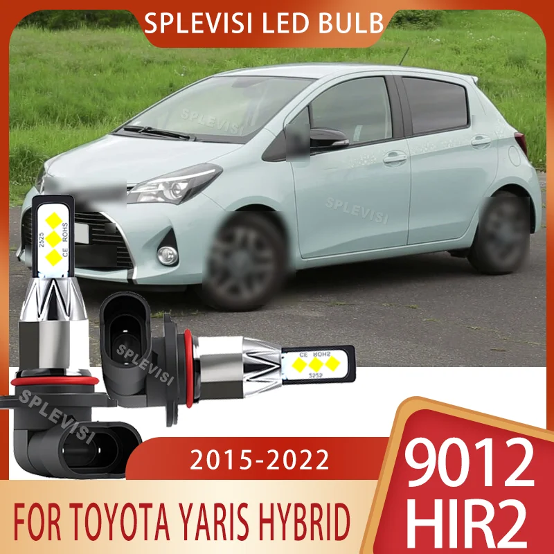 

Всепогодные светодиодные фары 9012 — 12 В, 60 Вт, 6000 лм для Toyota Yaris Hybrid 2015-2022 2015 2016 2017 2018 2019 2020 2021 2022