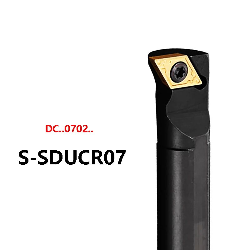 OLTRE SDUCR S08K-SDUCR07 SDUCL07 8mm 10mm 12mm 16mm Portautensili per tornitura interna Inserti in metallo duro CNC Gambo taglierina per tornio DCMT