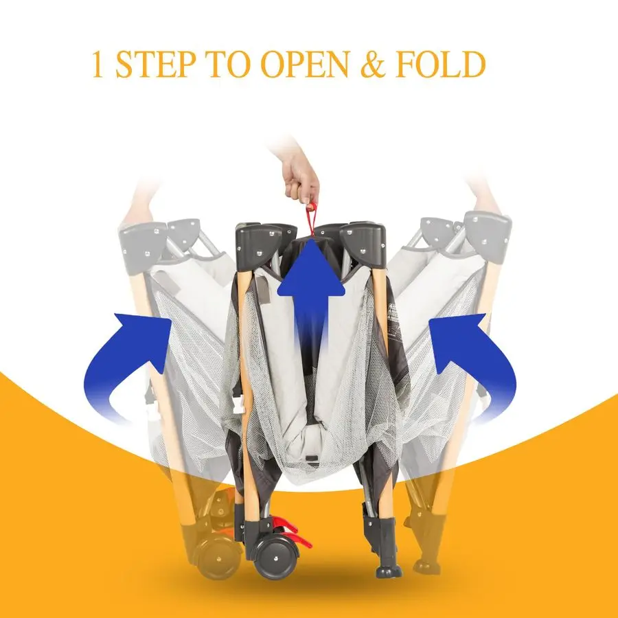 سرير سرير بجانب السرير مع إعداد يد واحدة 5 في 1 حزمة قابلة للطي وتشغيل للسفر، سرير أطفال محمول مع إعلان مبدل الحفاضات