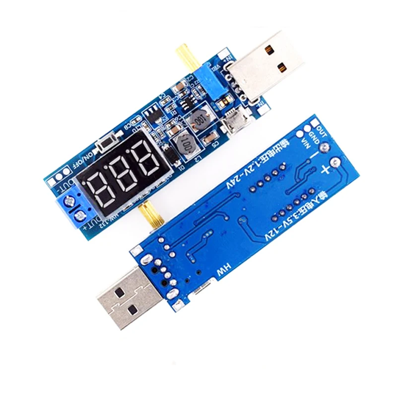 DC-DC 5V to 3.5V / 12V USB Step UP / Down Power Supply Module Adjustable Boost Buck Converter Out DC 1.2V-24V