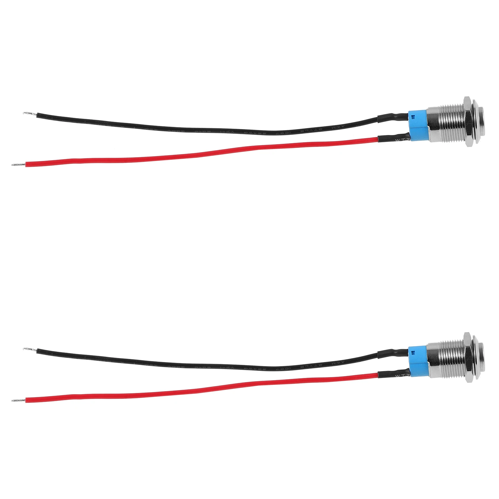 

2pcs Self-Locking Round Head Button Switch For Replacement Momentary Push Start Car Stainless Steel Buttons With