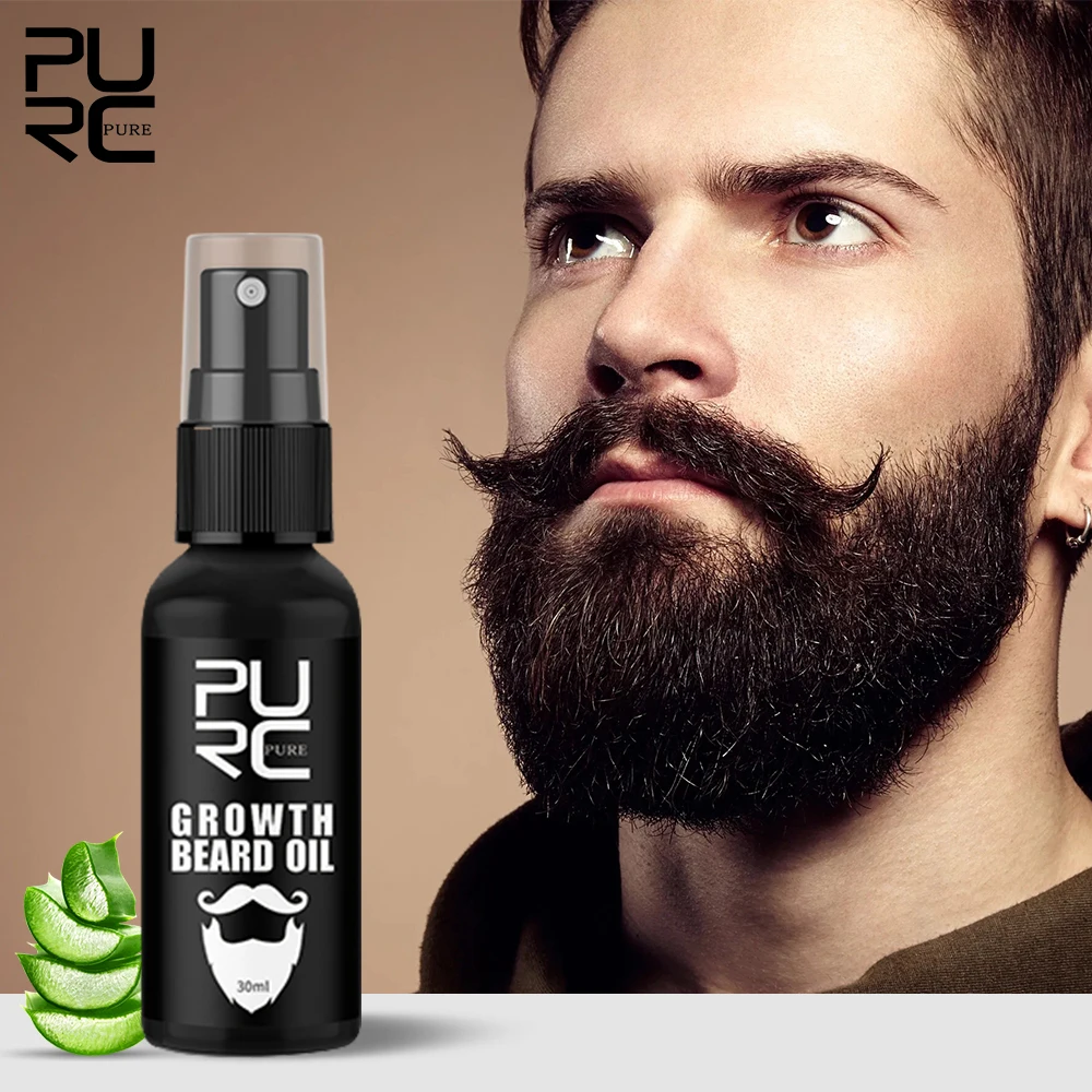 

PURC Men Beard Eyebrow Hair Sprays Gentle Aloe Nourishing Moisturizing Essentials Shine Soften Beards Hair Care Beauty Health