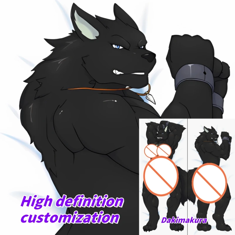 

Dakimakura Anime Pillow Case Animal Orcs Double-sided Print Of Life-size Body Pillowcase Gifts